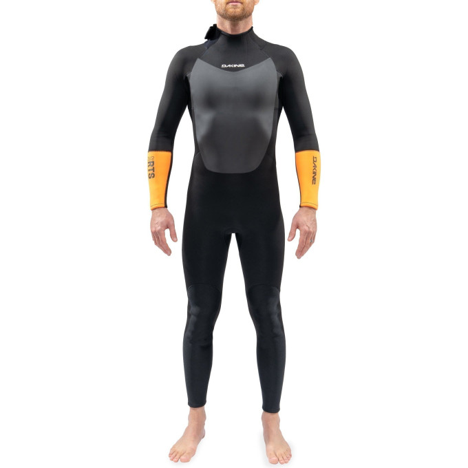 Гидрокостюм DAKINE MEN'S RTS BACK ZIP FULL SUIT 3/2mm Black/Orange Размер XL DK21M32RTS (0604565435361)