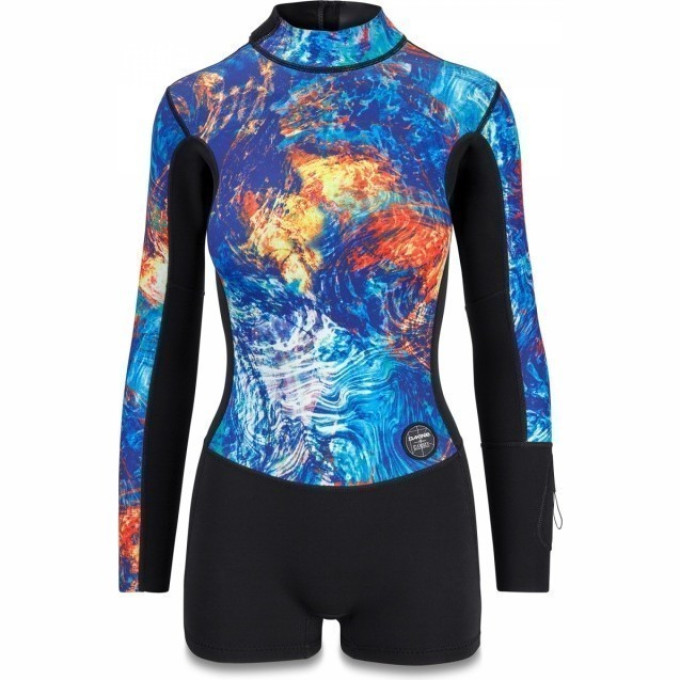 Гидрокостюм женский DAKINE WOMEN'S MISSION 1MM SPRINGSUIT KASSIA ELEMENTAL Размер XS 10002798 (0610934328820)